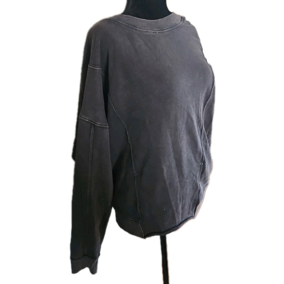 Free People Movement Womens Faded Black Go For Gold Reversible Pull Over M - Picture 5 of 16